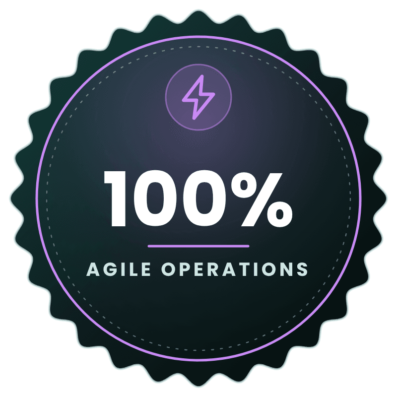 100% Agile Operations